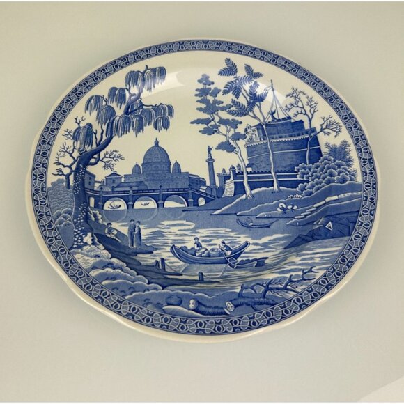 Spode Blue Room Collection Plate ROME 10.5" Made in England Home Decor European - Picture 2 of 14